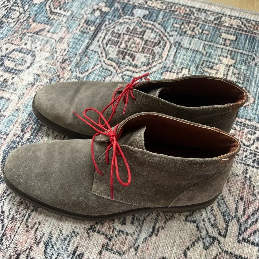 Johnston & Murphy Suede Chukka Lace Up Ankle Boots 25-1567 Mens Size 11